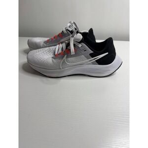 Nike Air Zoom Pegasus 39 Women White Black Orange Running Shoes Size 8.5